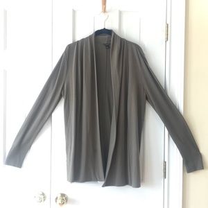 Ann Taylor Open Front Shawl Collar Cardigan